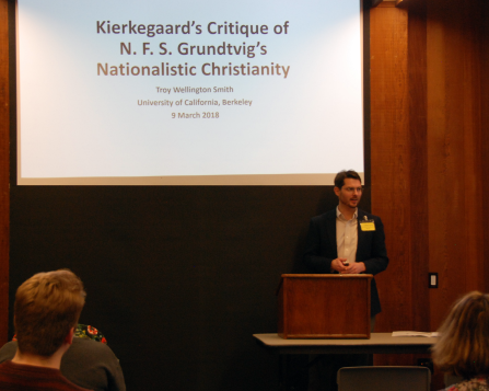 Troy Wellington Smith, University of California, Berkeley -- Kierkegaard’s Critique of N. F. S. Grundtvig’s Nationalistic Christianity